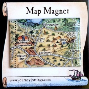 The Gulf Australia Map Magnet