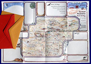 Central Australia Mail-It Map