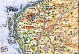 Ningaloo & Pilbara Puzzle Postcard Map