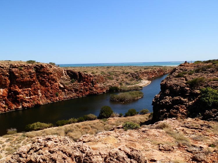 Yardie Creek Gorge at Cape Range National Park Milyering