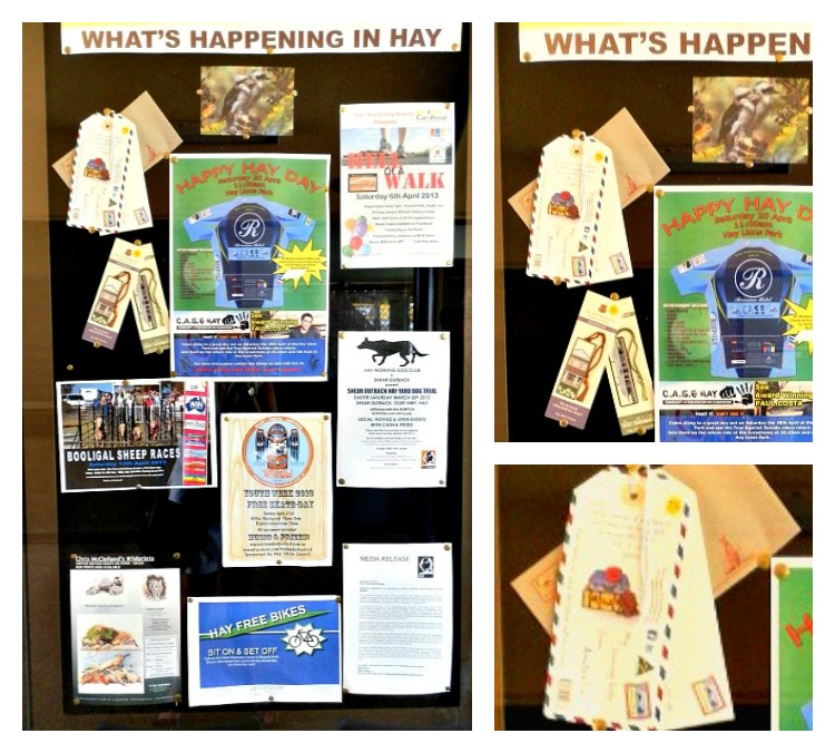 Hay Visitor Information board Hay, NSW